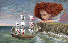 Michael Cheval Michael Cheval Wind of Fortune (SN) (Framed)